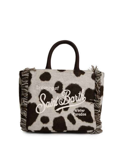 Borsa Vanity Cow Mini in misto lana Mc2 Saint Barth | VAMI02401434I